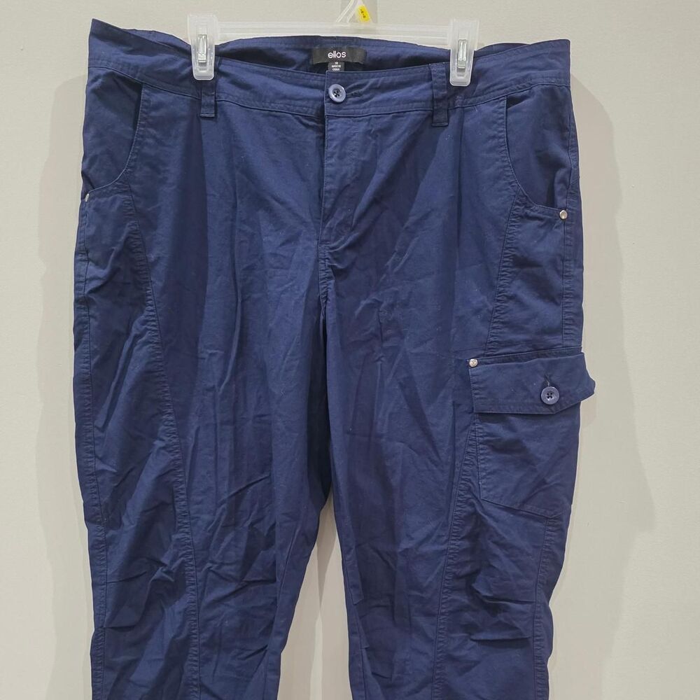Ellos Women's Navy and Blue Trousers